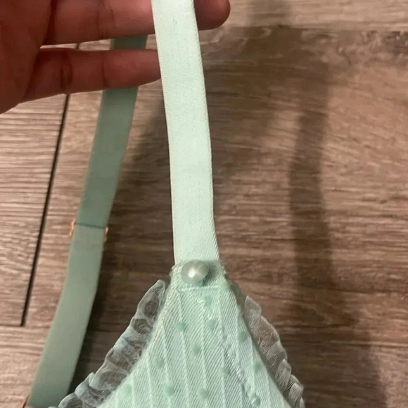 Savage X Fenty Back to the Boudoir Balconette Bra, light green mint 36DDD - Picture 3 of 7